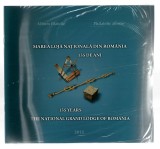 Album filatelic - Marea lojă națională din Rom&acirc;nia - 135 de ani (bilingv) - 2015, &icirc;n folie