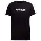Tricou Barbati MAMMUT Core Logo Negru, Bumbac Organic, Marimea L, Regular Fit