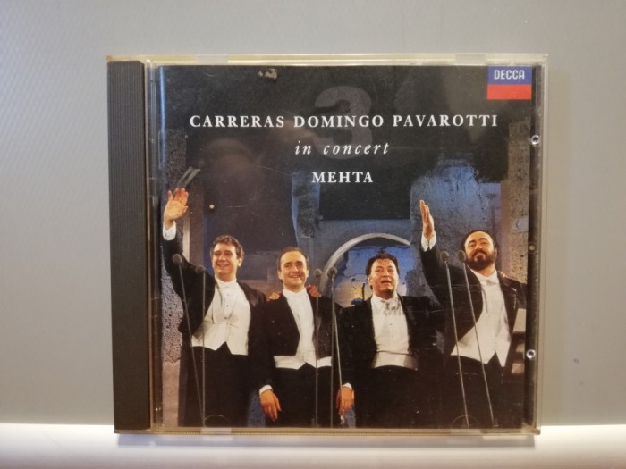 Carreras/Domingo/Pavarotti - In Concert (1990/Decca/Germany) - CD Original/Nou