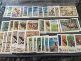 Lot timbre stampilate Vietnam, serii, flora, fauna, anii 1960-80, stare foarte buna