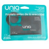 Uniq-Smart fără Latex Prezervative Pre-erecție 3 Bucăți