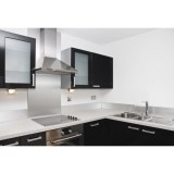 Nordlinger Panou anti-stropire, argintiu, 60x70 cm, oțel inoxidabil 444066