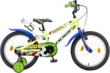 Cumpara ieftin Bicicleta Copii Polar 2024 Football - 18 Inch, Verde-Albastru Ultimate FactoryBikes