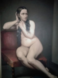 tablou vechi nud de femeie