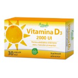 Cumpara ieftin Vitamina D3 2000 UI, 30 capsule moi, Naturalis