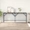 vidaXL Masă de consolă Stejar negru 180 x 29 x 75 cm Lemn compozit