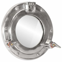 vidaXL Oglindă hublou de perete, &Oslash;23 cm,&nbsp;aluminiu și sticlă