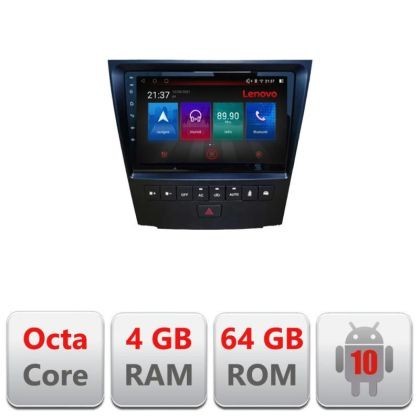 Navigatie Lexus GS-04 2004-2011 E- GS-04 Octa Core cu Android Radio Bluetooth Internet GPS WIFI DSP 4+64GB 4G CarStore Technology