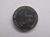 1 FRANC 1980 STATELE AFRICANE DE VEST