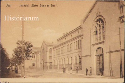 HST CP171 Carte poștală Jași Institutul Notre Dame de Sion Iași foto