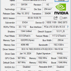 Placa video Nvidia GeForce GTX 670 4GB GDDR5 256-bit