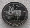 P3. Canada souvenir dollar $ Caribou / Jasper the bear 1990 12.8 gr 33 mm aUNC **, America de Nord