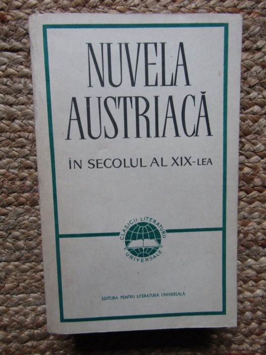 Nuvela austriaca in secolul al XIX-lea