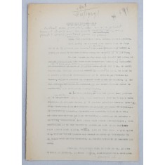 GEO BOGZA - MEDITATIE DESPRE DANZIG - ARTICOL PENTRU ZIAR , DACTILOGRAFIAT , CU CORECTURILE, MODIFICARILE SI ADAUGIRILE OLOGRAFE ALE AUTORULUI , 19