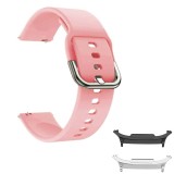 Curea din silicon compatibila cu Samsung Galaxy Watch8 Classic 46mm, Coral Pink