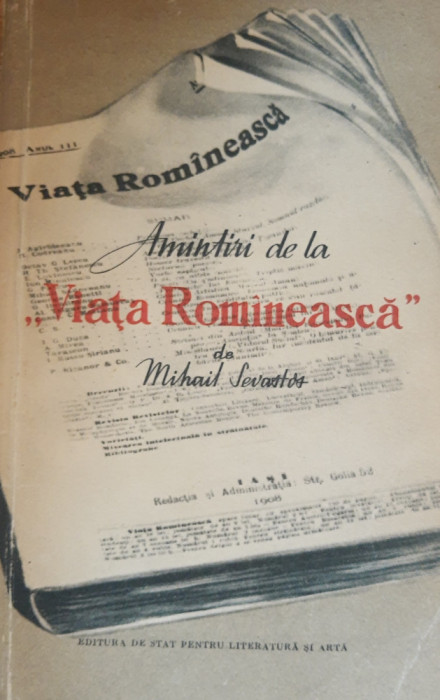 Amintiri de la Viața Rom&acirc;nească - Mihail Sevastos