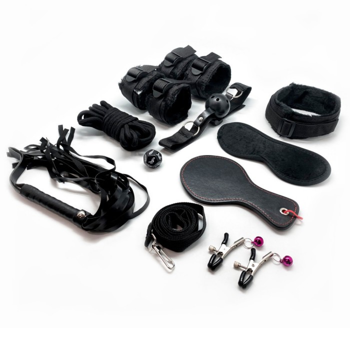 Kit BDSM 10 pcs Black
