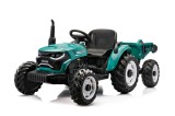Cumpara ieftin Tractoras electric pentru copii, Kinderauto 1804 90W 12V 10Ah cu remorca basculabila, culoare verde