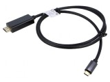 Adaptor USB-C la HDMI 1m negru, Lanberg