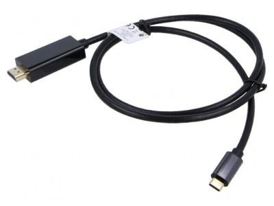 Adaptor USB-C la HDMI 1m negru foto
