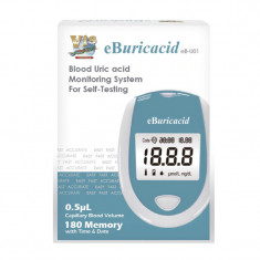 Analizator acid uric E-Buricacid, testare 5 secunde, 25 teste incluse foto
