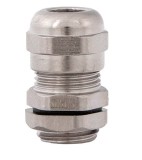 Presetupa metrica M12 din metal alama nichelata diametru 3-6.5mm IP68