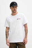 Converse tricou din bumbac barbati, culoarea alb, cu imprimeu, 10027993-A02