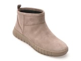 Ghete GEOX gri, D569AA, din piele intoarsa
