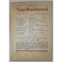 VIATA ROMANEASCA , REVISTA EDITATA DE UNIUNEA SCRIITORILOR , NR. 9 , 1974