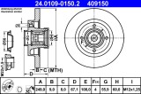ATE 24.0109-0150.2 Disc frana