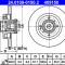 ATE 24.0109-0150.2 Disc frana