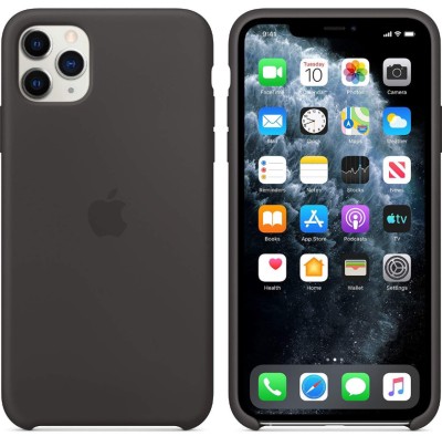 Husa Apple iPhone 11 PRO MAX MyStyle , Silicon antisoc, Negru foto
