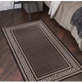 Covor Bucatarie Tip Iuta, Model Natura 900-91, Marime 50 x 80 cm, Maro, Antialergic, Polipropilena, Sufragerie, Terasa, Birou, Living