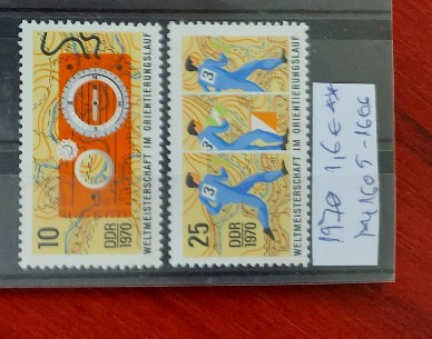 TS21 - Timbre serie DDR - 1970 Mi1605 1606 foto