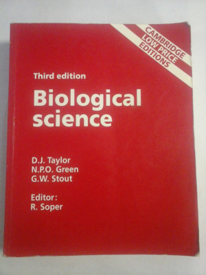 BIOLOGICAL SCIENCE - Taylor, Green , Stout foto