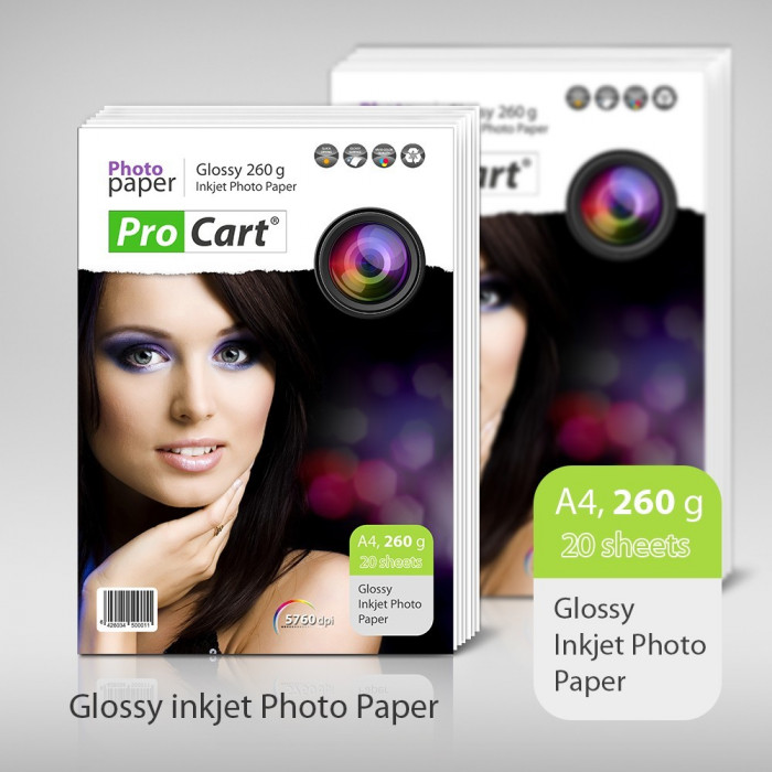 Hartie FOTO Glossy 260g A4