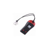 Card citire/scriere microSD black and red TED600182 EOL, Ted Electric