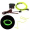 Fir neon 2m + ridicator tensiune &ndash; Verde fosforescent