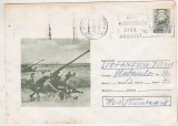 bnk ip Intreg postal circulat 1980 - tematica militara - artileristi
