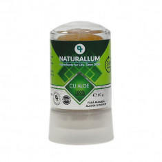 Deodorant piatra de alaun cu Aloe Vera, Naturallum, 60g foto