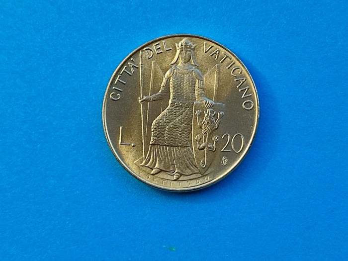 20 Lire 1979 Vatican-AUNC-UNC-RAR