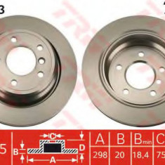 Disc frana BMW Seria 5 (E39) (1995 - 2003) TRW DF2783