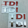 Logo TDI auto plastic cromat sport adeziv profesional inclus pret pentru 1 buc, Bmw