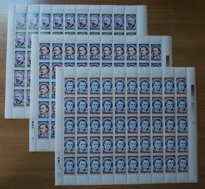 ✅ RO 1992 , LP 1292 ,&amp;quot;130 ani de la crearea MAE&amp;quot; , in coli de 50 ,MNH foto