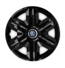 Set 4 capace roti hubcaps fast black R16 pentru gama auto VW, Autohelix MSA