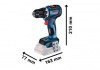 Bosch GSR 18V-90C Masina de Gaurit/Insurubat 18V, 64Nm, 2x5Ah, GAL 18V-40, L-Boxx