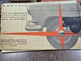 Romania - Map fot Motorists. Carte Routiere. Automobilkarte