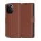 Husa Honor 200 Smart Techsuit Leather Folio, maro
