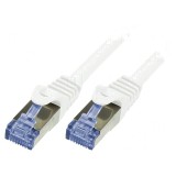 Patch cord S/FTP Cat6a LSZH Alb 15m