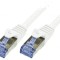 Patch cord S/FTP CAT6a alb 20m